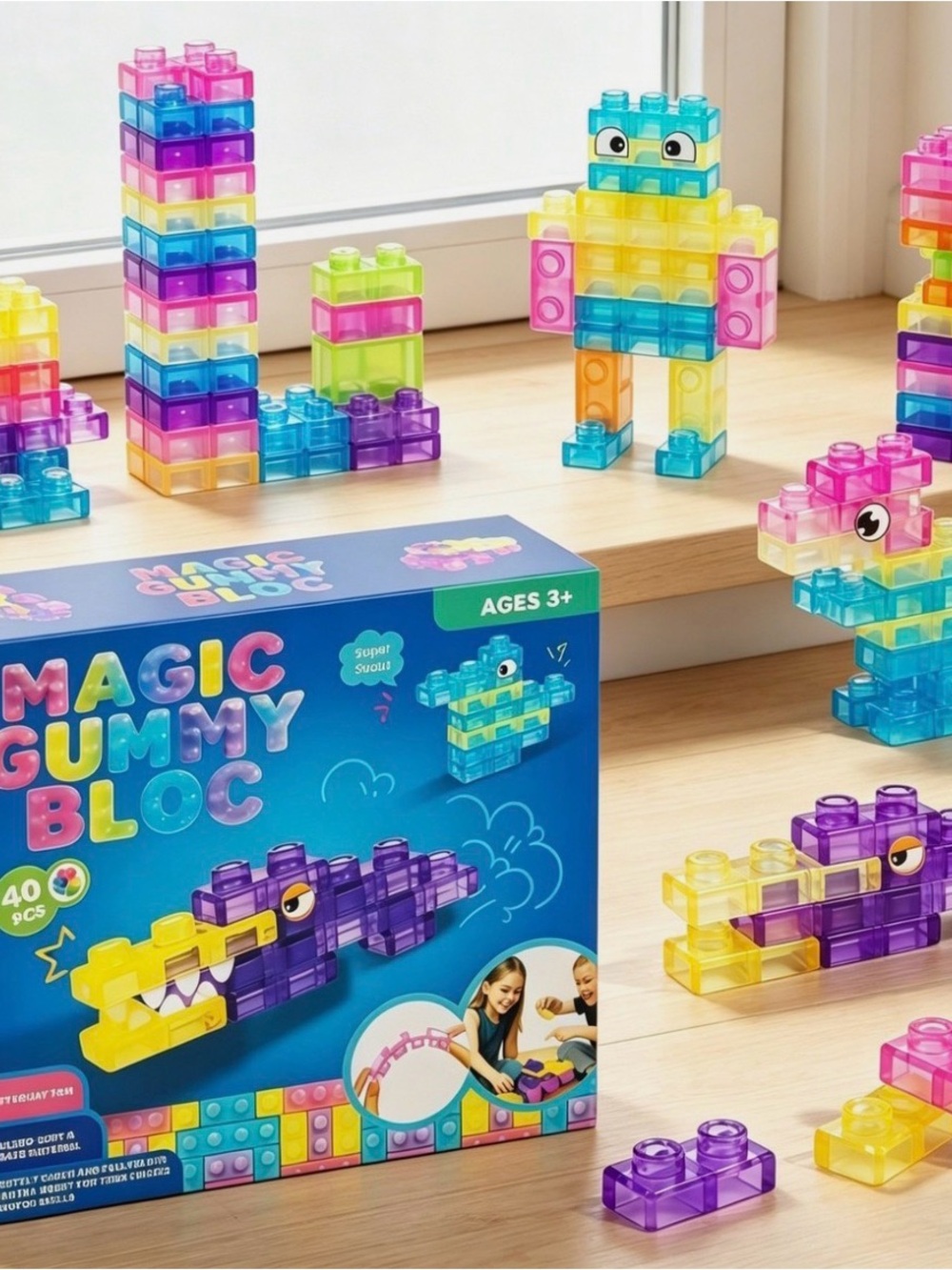 Sensory building block for bath time or quite time good for any age
